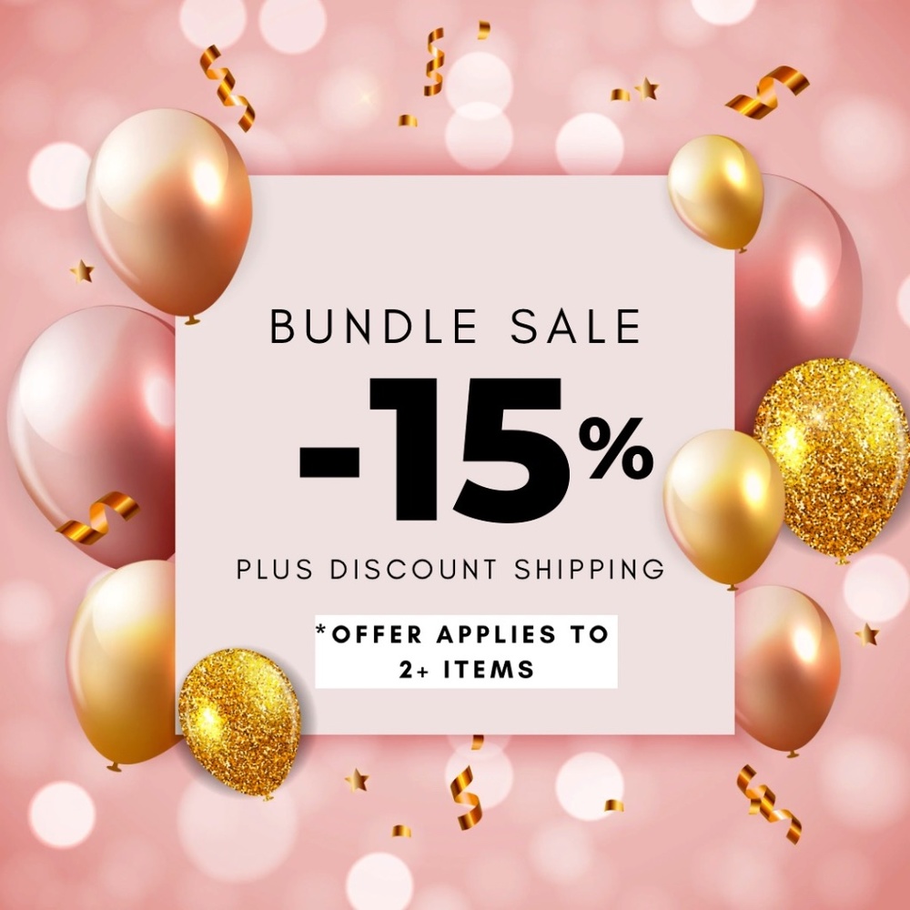 🎈15% Off Bundle Sale + Discount Shipping! 🎈